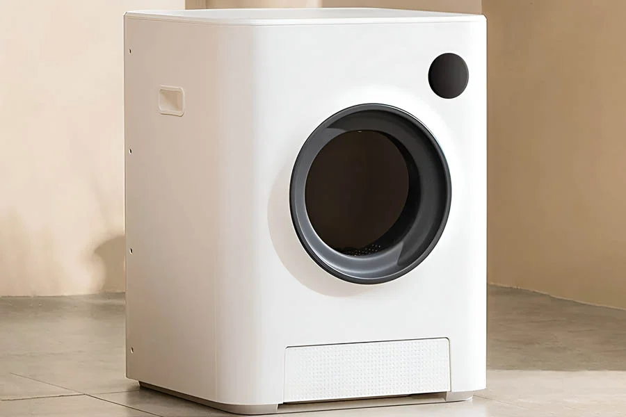 rotating cat litter box