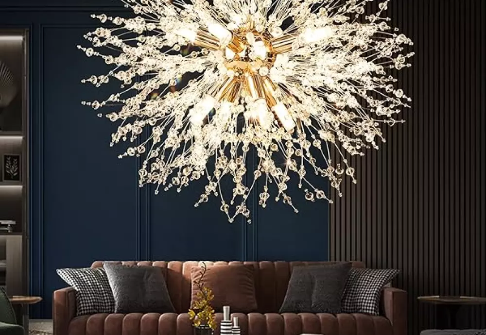 ceiling flush mount crystal chandelier